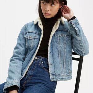 Levi's Jean Original Trucker Sherpa Jacket Medium